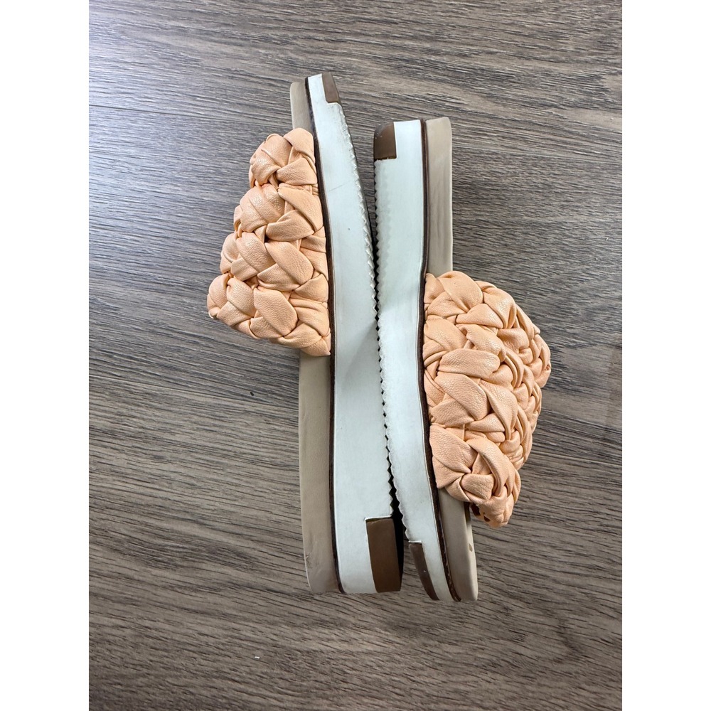 Sam Edelman Peach Braided Slide Sandal - Picture 7 of 13